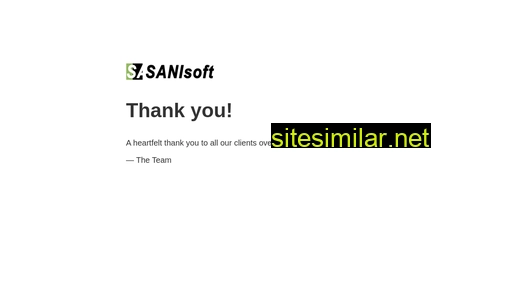 sanisoft.com alternative sites