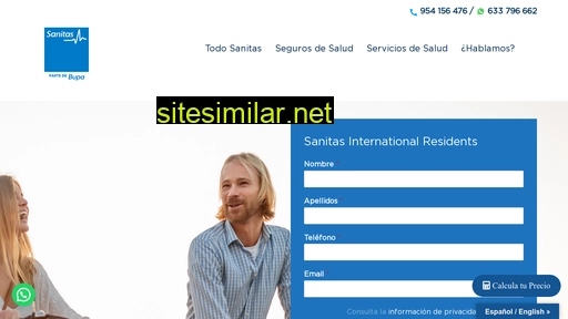 sanitas-international-residents.com alternative sites