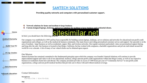 santechsolutions.com alternative sites