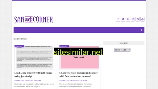 Sanwebcorner similar sites