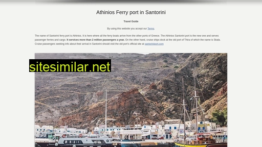 Santorini-port similar sites