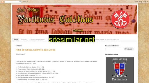 saopedropartituras.blogspot.com alternative sites