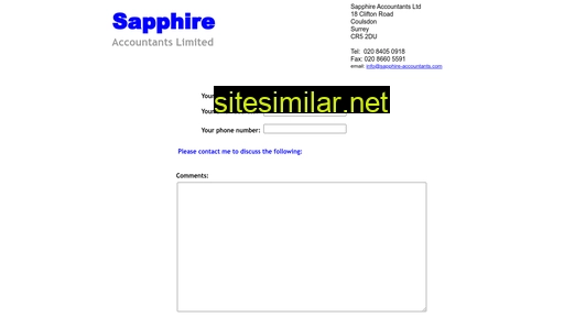 sapphire-accountants.com alternative sites