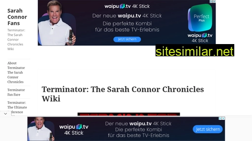 Sarahconnorfans similar sites