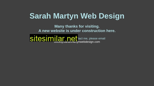 Sarahmartynwebdesign similar sites
