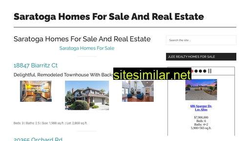 saratoga-homes-for-sale-and-real-estate.com alternative sites