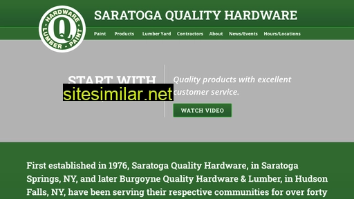 saratogaqualityhardware.com alternative sites