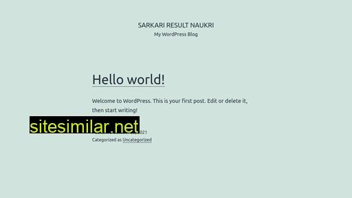 sarkari-result-naukri.com alternative sites