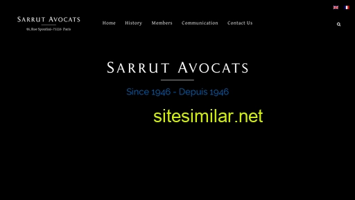 Sarrut-avocats similar sites