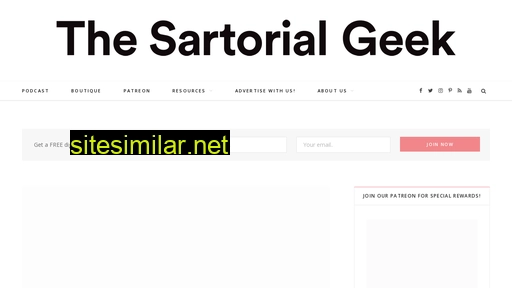 sartorialgeek.com alternative sites