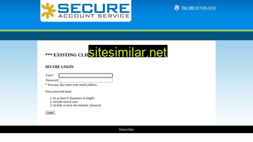 sas1.secureaccountservice.com alternative sites