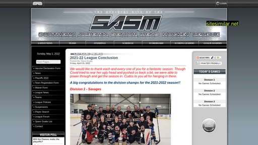 sasmhockey.com alternative sites