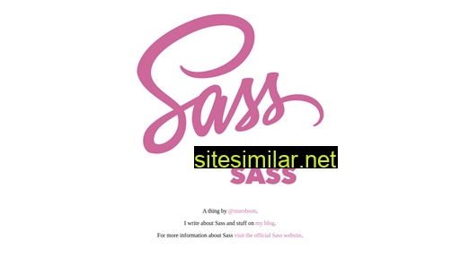 Sassnotsass similar sites