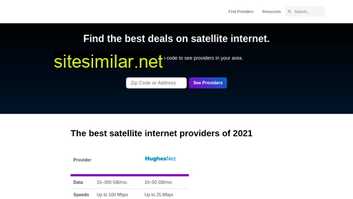 satelliteinternet.com alternative sites