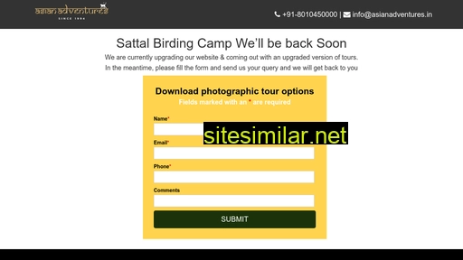 sattalbirdingcamp.com alternative sites