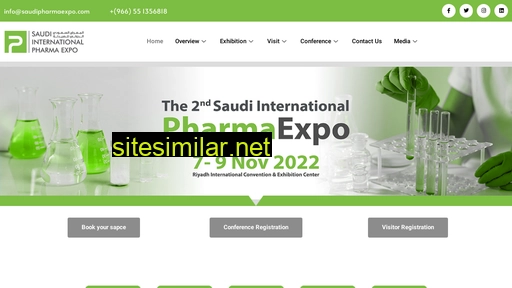 saudipharmaexpo.com alternative sites