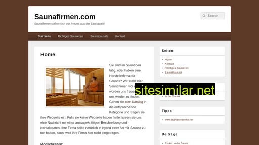 saunafirmen.com alternative sites