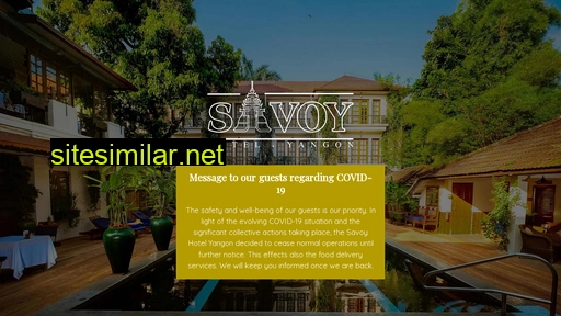 savoy-myanmar.com alternative sites