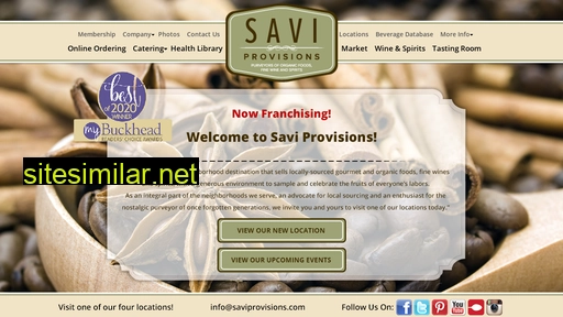 Saviprovisions similar sites