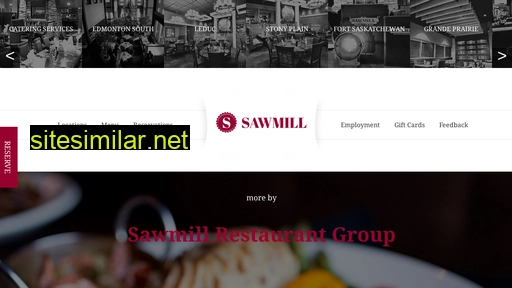 sawmillrestaurant.com alternative sites