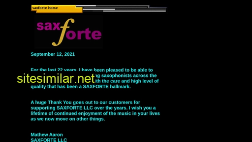 saxforte.com alternative sites