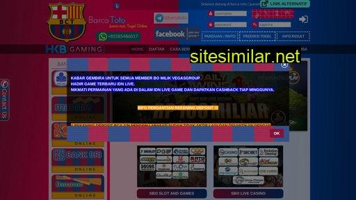 sayangbarca.com alternative sites