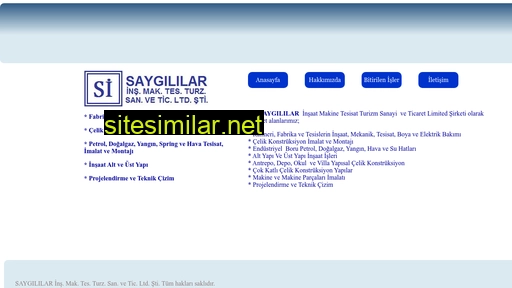 saygililarinsaat.com alternative sites