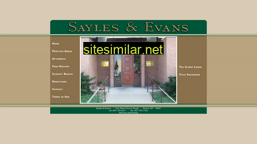 saylesevans.com alternative sites