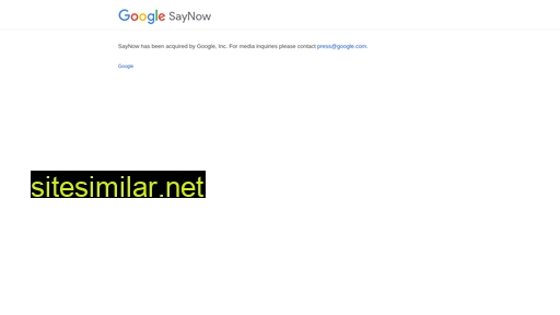 saynow.com alternative sites