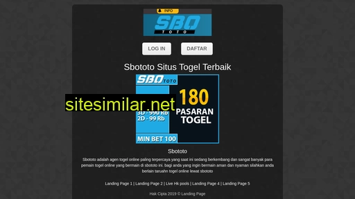 sbo-toto.com alternative sites