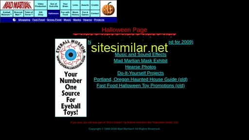 Scaryhalloween similar sites