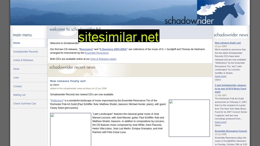schadowrider.com alternative sites
