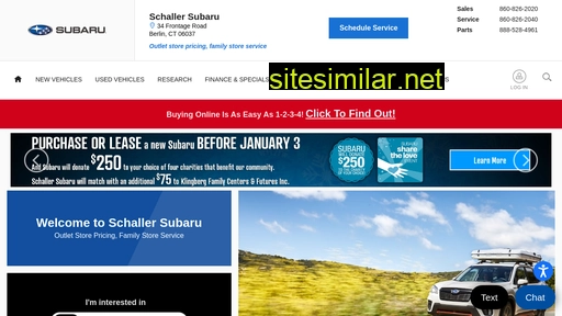 schallersubaru.com alternative sites
