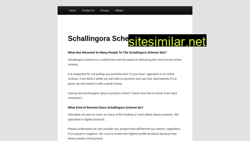 Schallingorascheme similar sites