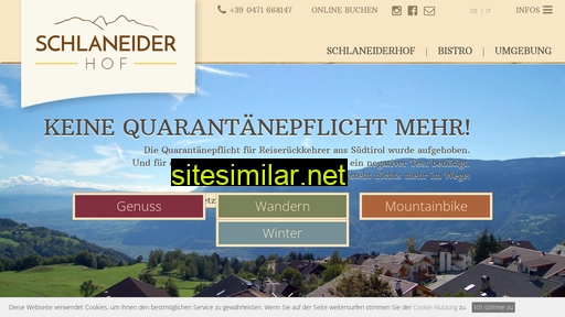 schlaneiderhof.com alternative sites