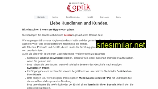 schmiedeke-optik.com alternative sites