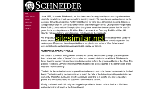 schneiderriflebarrels.com alternative sites