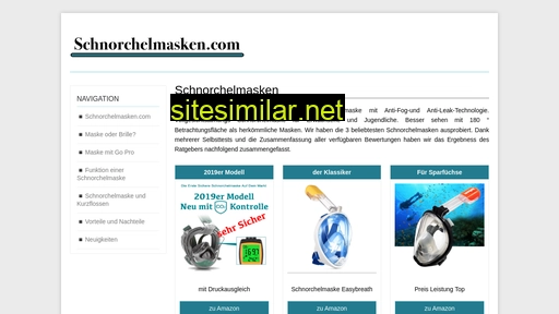schnorchelmasken.com alternative sites