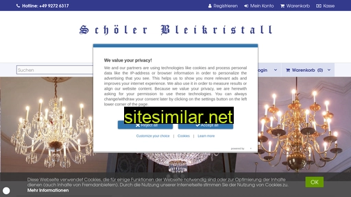 schoeler-bleikristall.com alternative sites