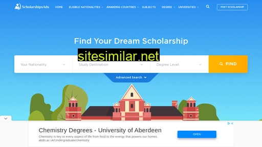 scholarshipsads.com alternative sites