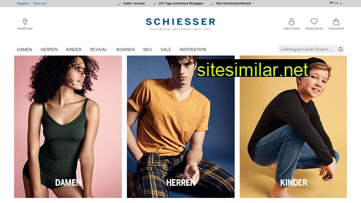 schiesser.com alternative sites