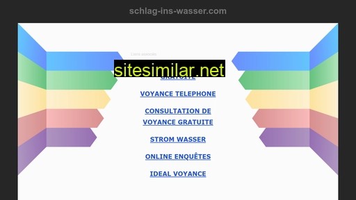 schlag-ins-wasser.com alternative sites
