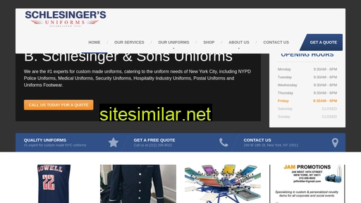 Schlesingeruniforms similar sites