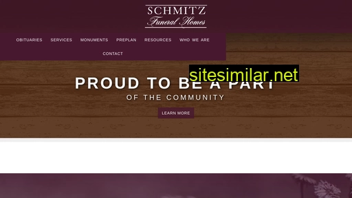 Schmitzfuneralhomes similar sites