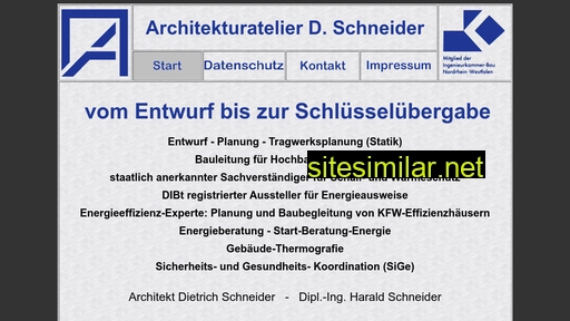Schneider-architektur similar sites