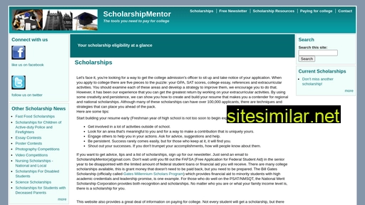 scholarshipmentor.com alternative sites