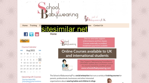 schoolofbabywearing.com alternative sites