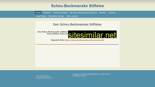 schou-beckmanske.com alternative sites