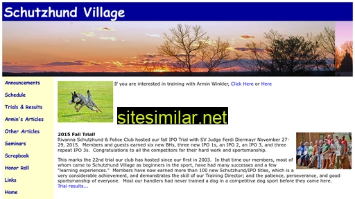 schutzhundvillage.com alternative sites
