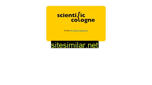 scientific-cologne.com alternative sites